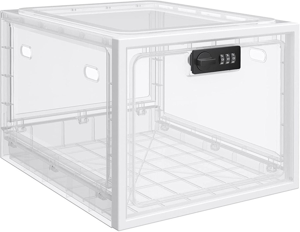 Clear Lockable Box